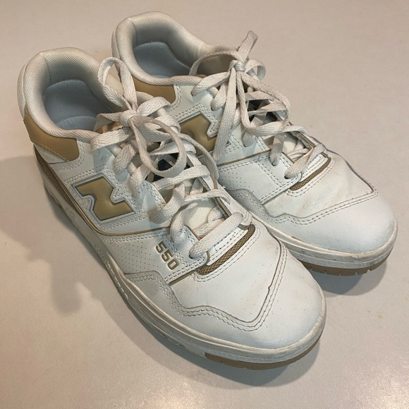 New Balance Shoes - NEW BALANCE 550 White License Colorway Sneakers Retro Dad 90s Womens 8 Mens 6.5